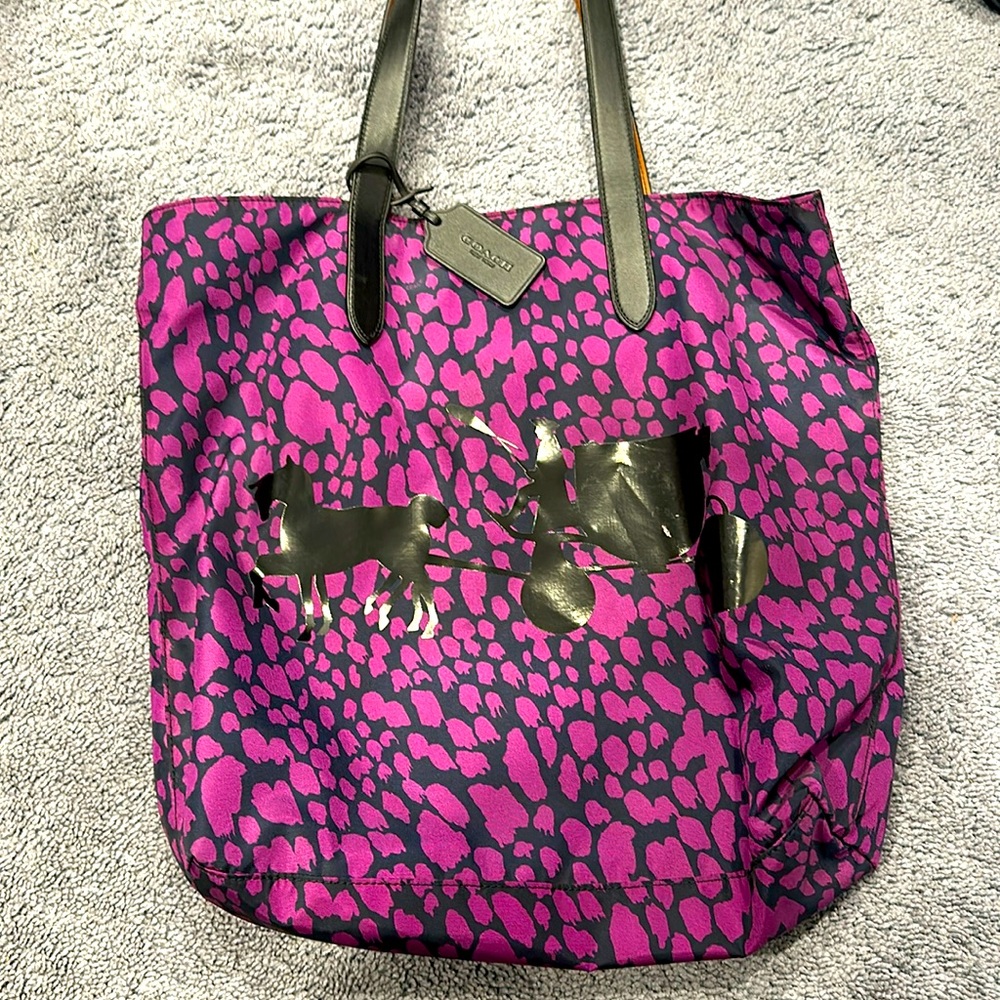 Coach Nylon Tote Bag